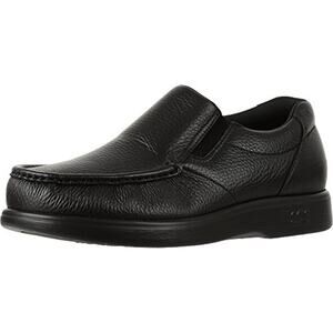 SAS Men 12 Black Leather Side Gore Slip On Tripad Moc Loafer Shoe Comfort Travel